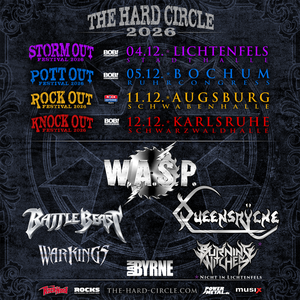 Burning Witches komplettieren das Line-up der The Hard Circle Festivals 2026