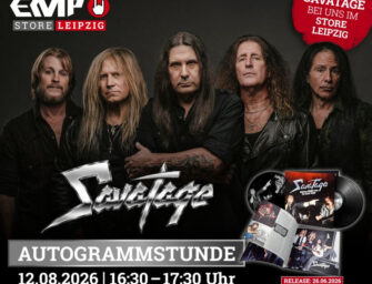 EMP x SAVATAGE kündigen Autogrammstunde im EMP Store Leipzig an
