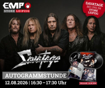 EMP x SAVATAGE kündigen Autogrammstunde im EMP Store Leipzig an