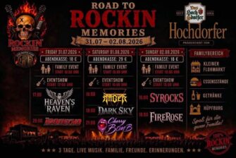Road to Rockin‘ Memories 31.07. – 02.08.2026 Seebronn