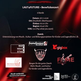 Laut4Future startet Benefizkonzertreihe für Musik- und Kulturförderung