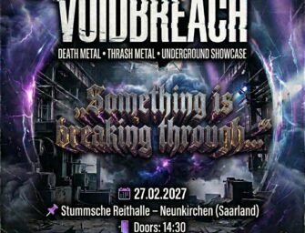 VOIDBREACH FESTIVAL 2027: Acht Bands, ein Tag und volle Kraft voraus