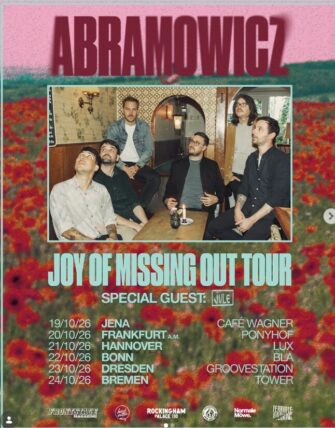 Abramowicz auf „Joy of missing out“ Tour