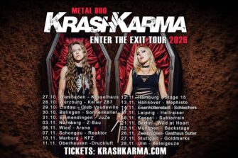 Das Metal Duo “KrashKarma“ – kommt auf Enter The Exit Tour