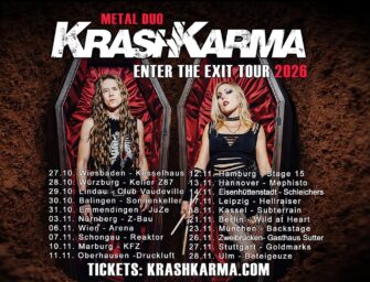 Das Metal Duo “KrashKarma“ – kommt auf Enter The Exit Tour