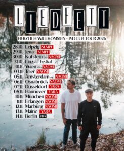 Liedfett eröffnen mit ihrer Tour die Club Season Liedfett eröffnen mit ihrer Tour die Club Season