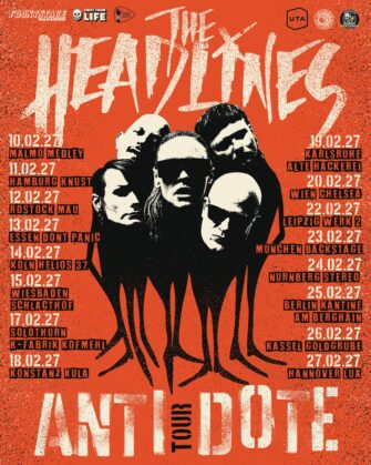 Festivalstalker präsentiert The Headlines auf Antidote Tour 2027