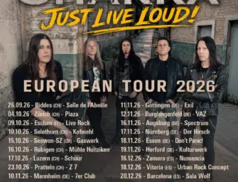 SHAKRA live 2026: mit „Just Live Loud!“ auf Tour