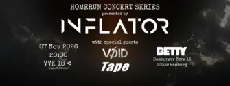 InFlator lädt zu ihrem allerersten selbst organisierten Konzert ein